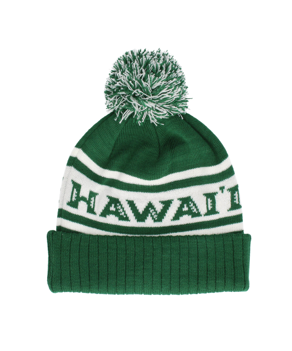 UNIVERSITY OF HAWAII JAQ KNIT WATCH | 57cm～59cm(98) DK GREEN (51